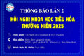 Thông báo lần 2: Hội nghị Khoa Học Tiêu Hóa thường niên 2025 (31/10/2025 - 01/11/2025)