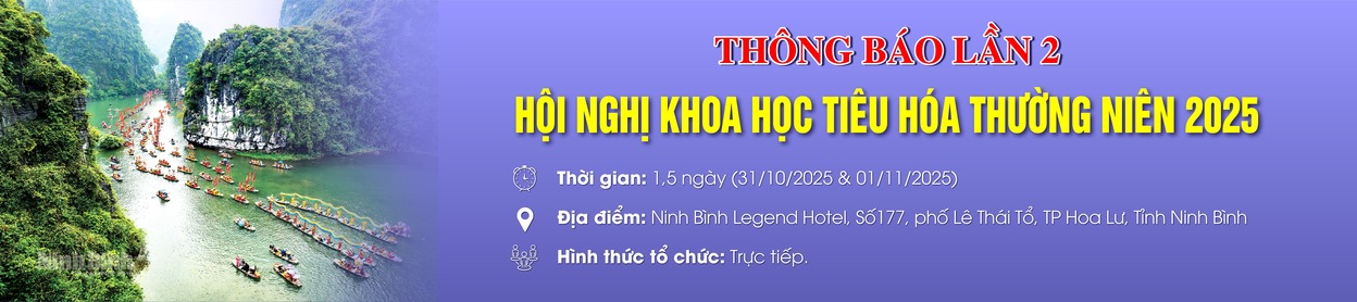 Thông báo lần 2 - Hội nghị khoa học tiêu hóa