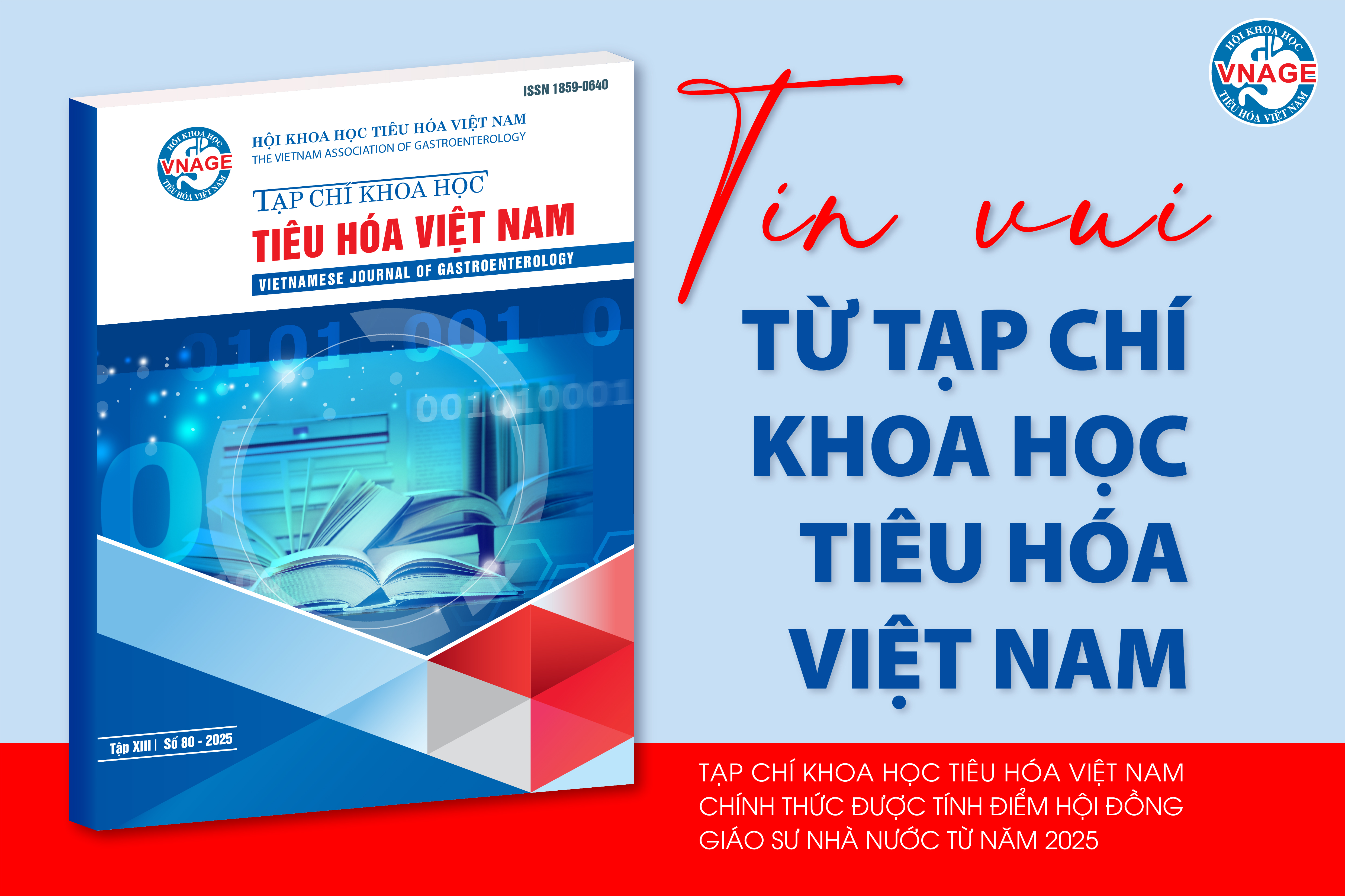 Tin vui từ Tạp chí Khoa học Tiêu hóa Việt Nam